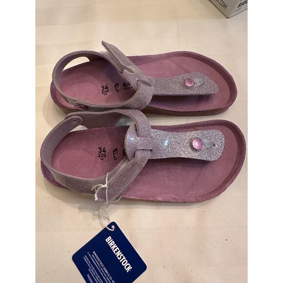 Birkenstock Kids Kairo HL Sandals Size 3 UK 34 Magic Galaxy Lavender - Picture 5 of 11